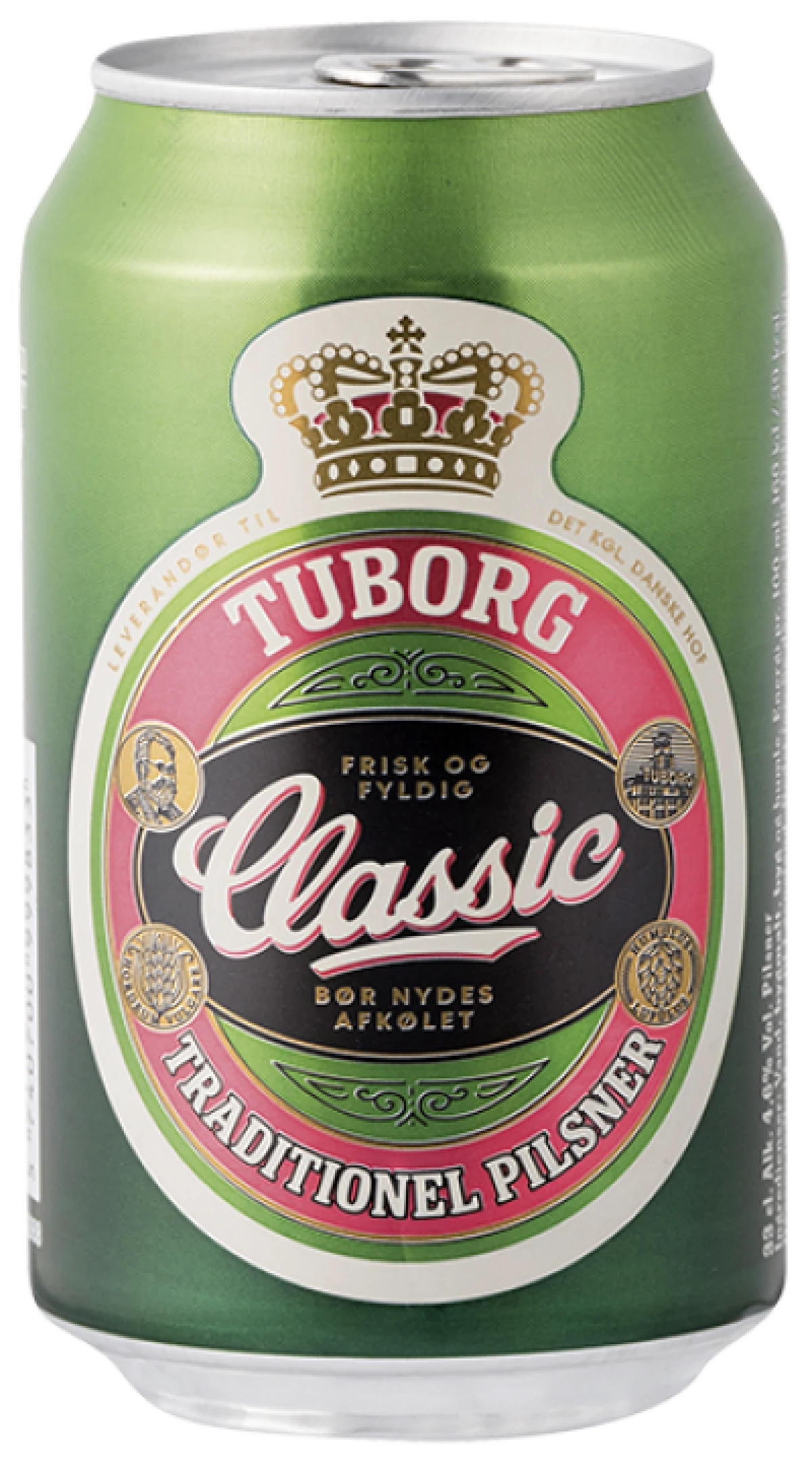 TUBORG CLASSIC 4,6%, 33 CL.