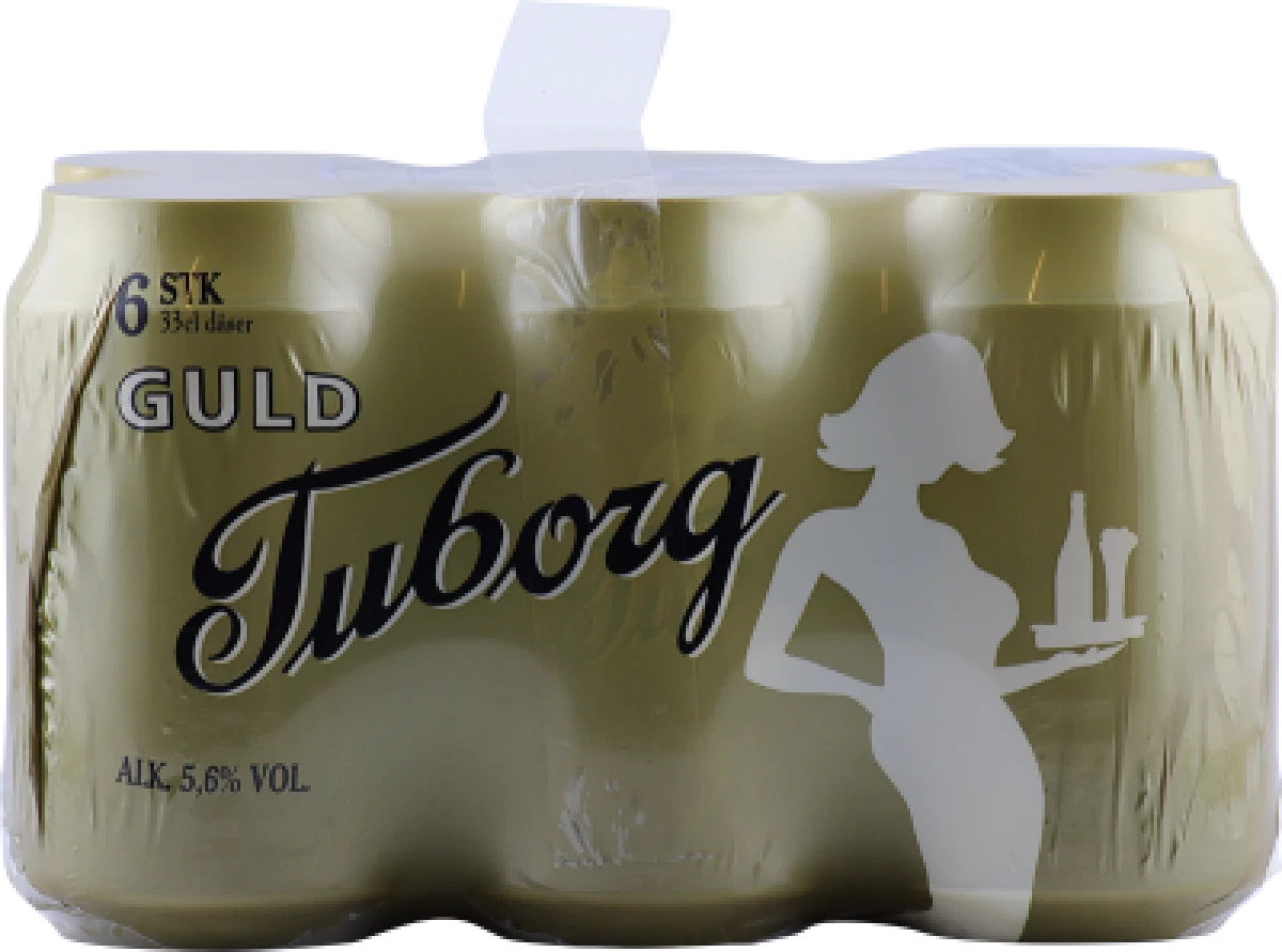 Guld Tuborg 6 pack