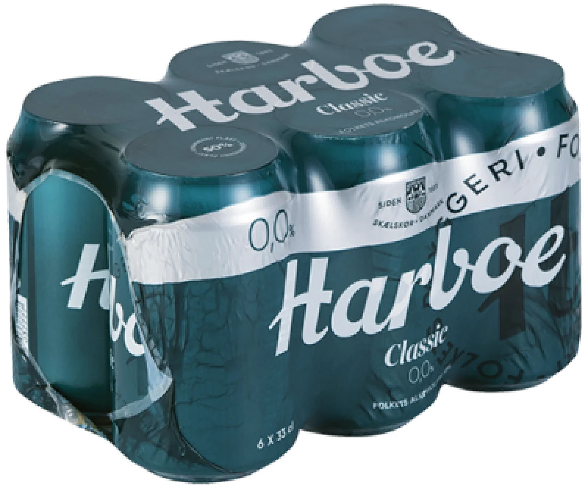 Harboe Classic 0,0% 6X33cl, 198 Centiliter