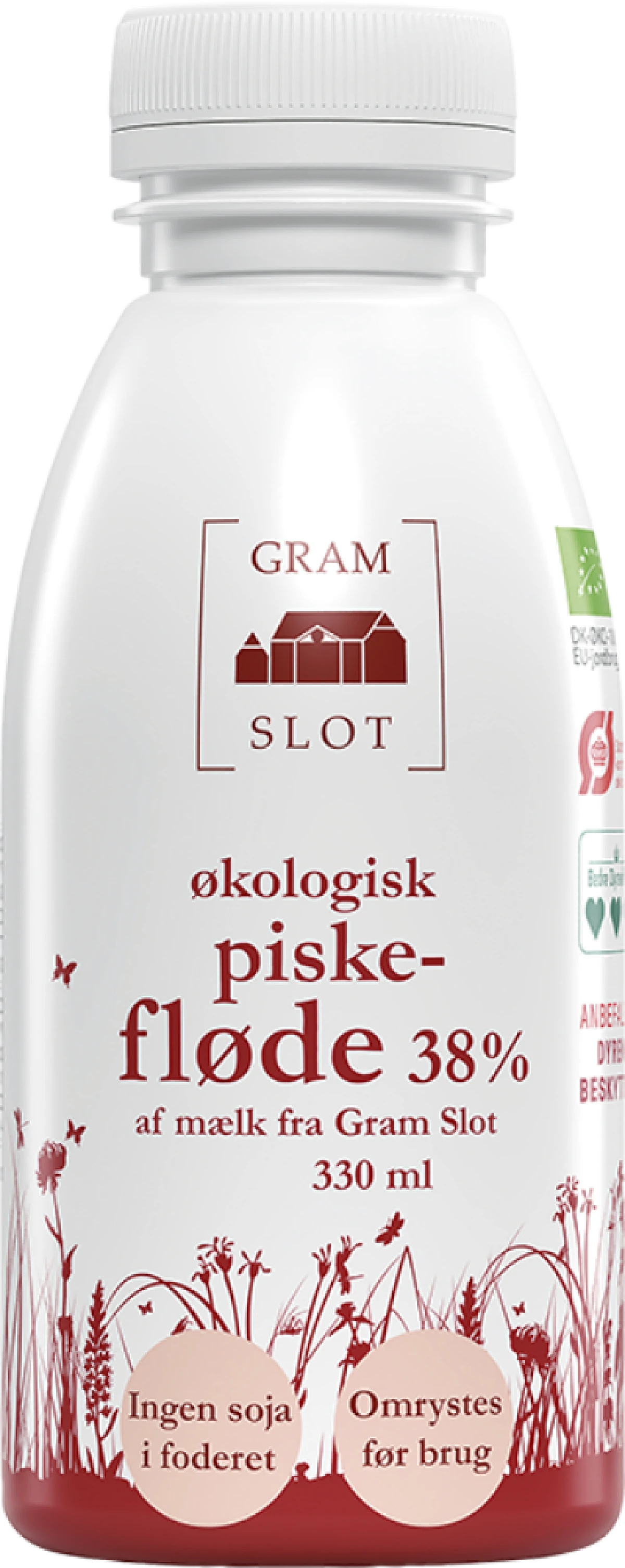 Gram Slot Piskefløde 38% Økologisk