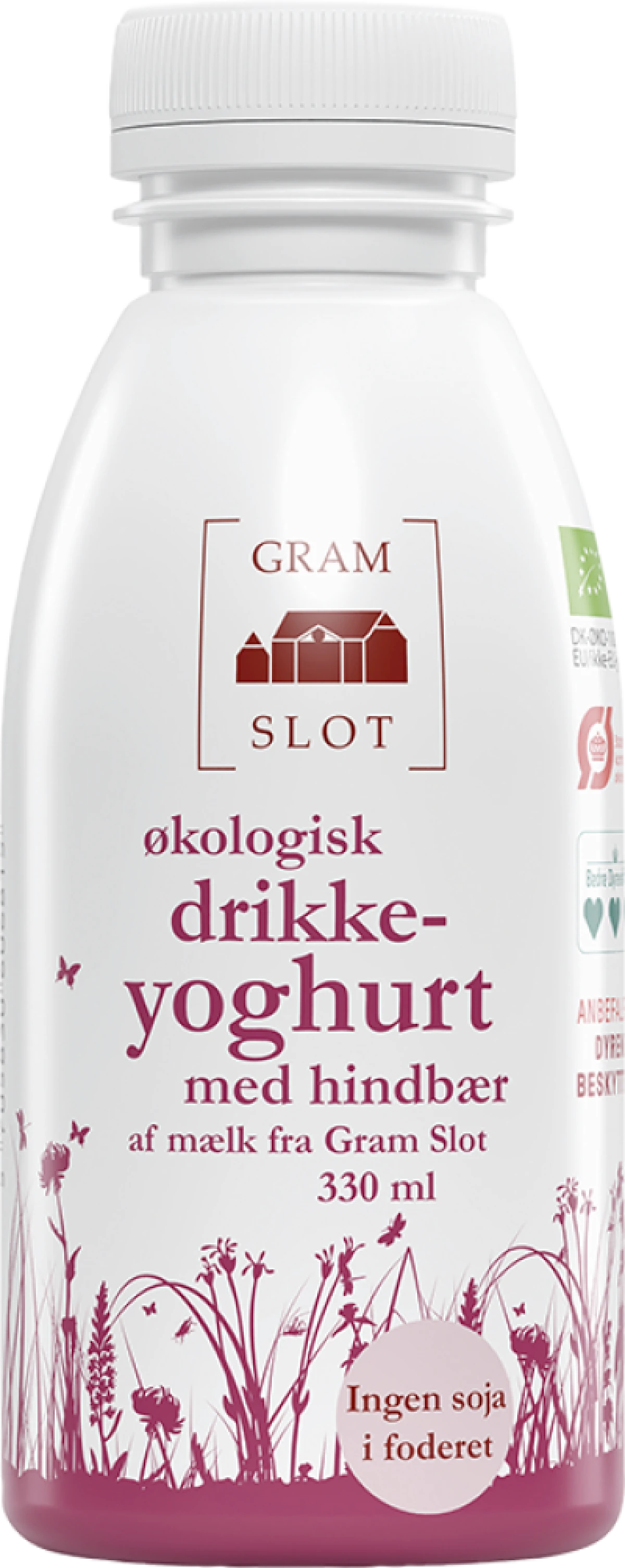 Gram Slot Hindbær Drikkyoghurt Økologisk