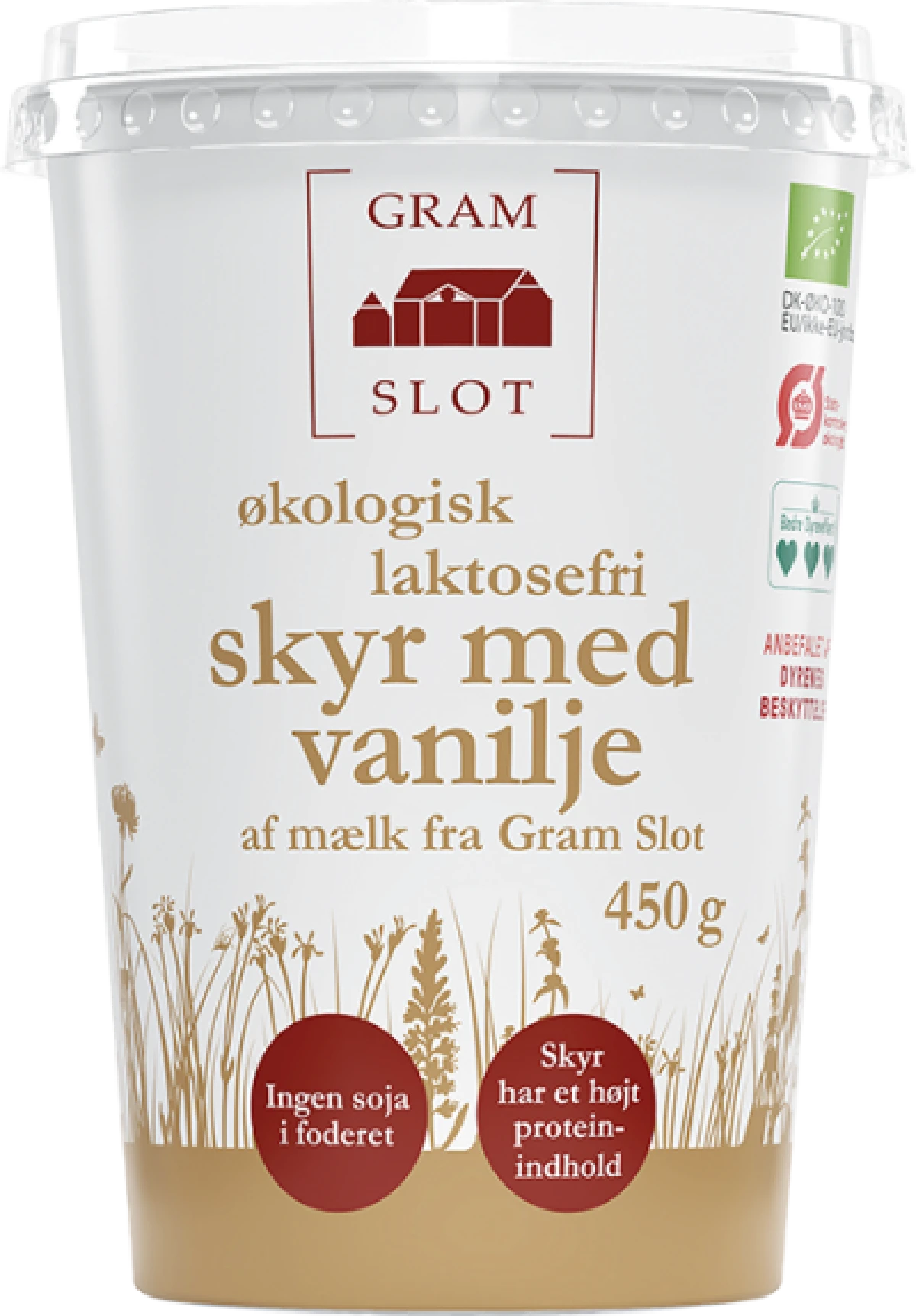 Gram Slot Skyr Vanilje Økologisk 450 g