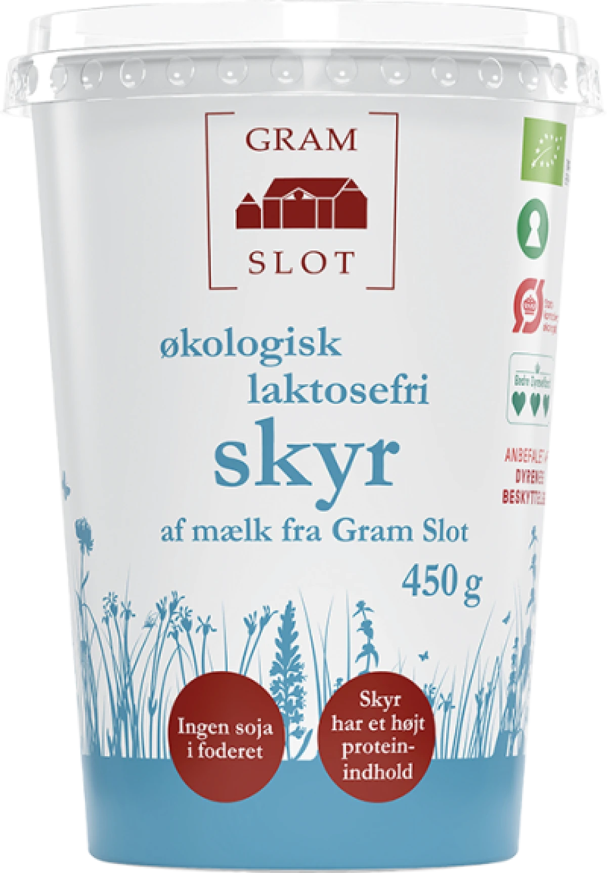 Gram Slot Skyr Naturel Økologisk 450 g