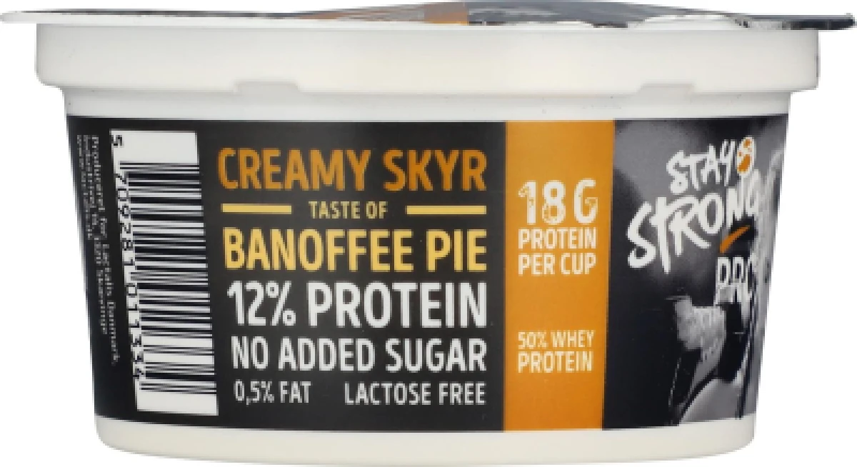 Skyr m. smag af banan-karameltærte, Stay Strong PRO