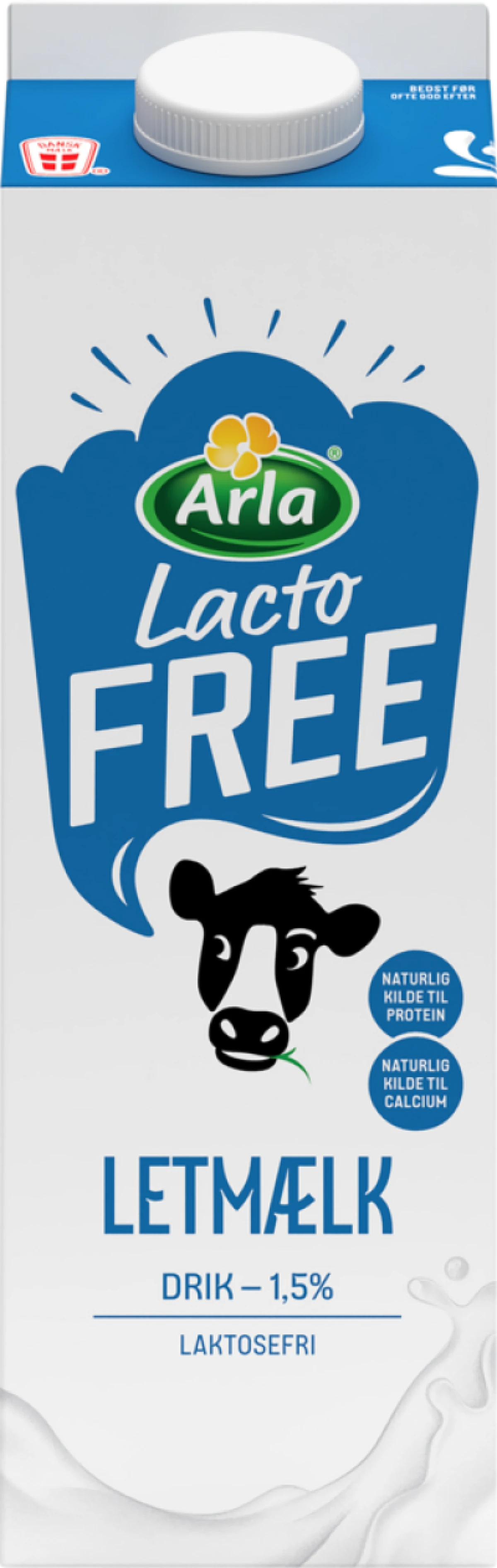 Arla LactoFree, Letmælk 1,5% fedt laktosefri øko
