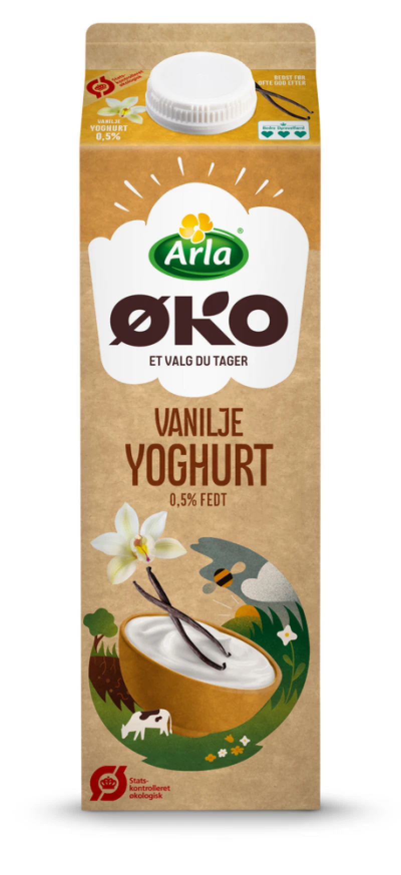 Vanilje yoghurt 0,5%