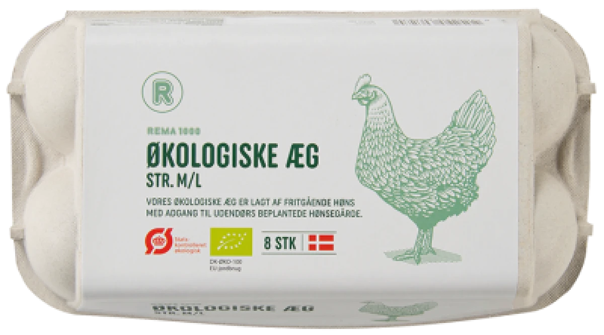 Rema 1000 Økologiske Æg M/L