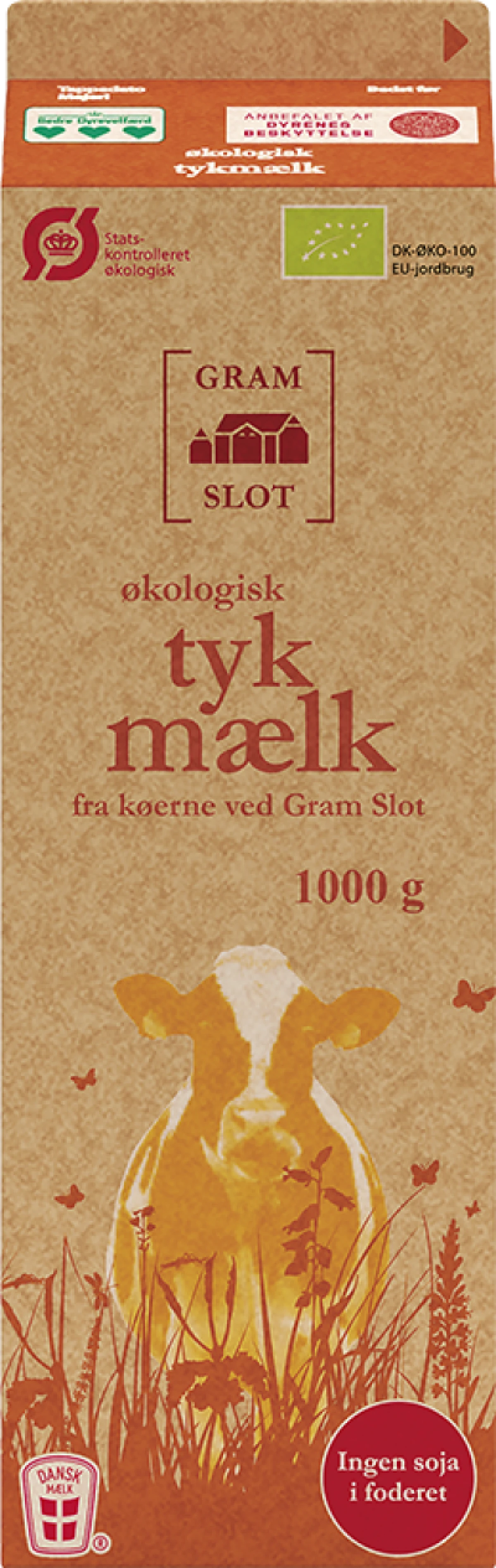 Gram Slot Tykmælk 3,5% økologisk 1000 g