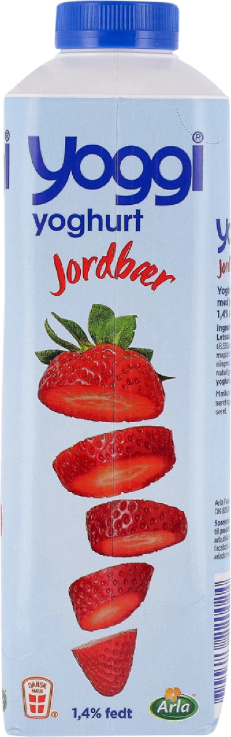 Jordbær yoghurt 1,4%