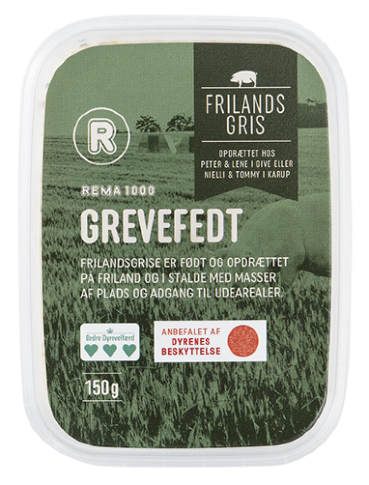 Frilandsgris Grevefedt 150 g