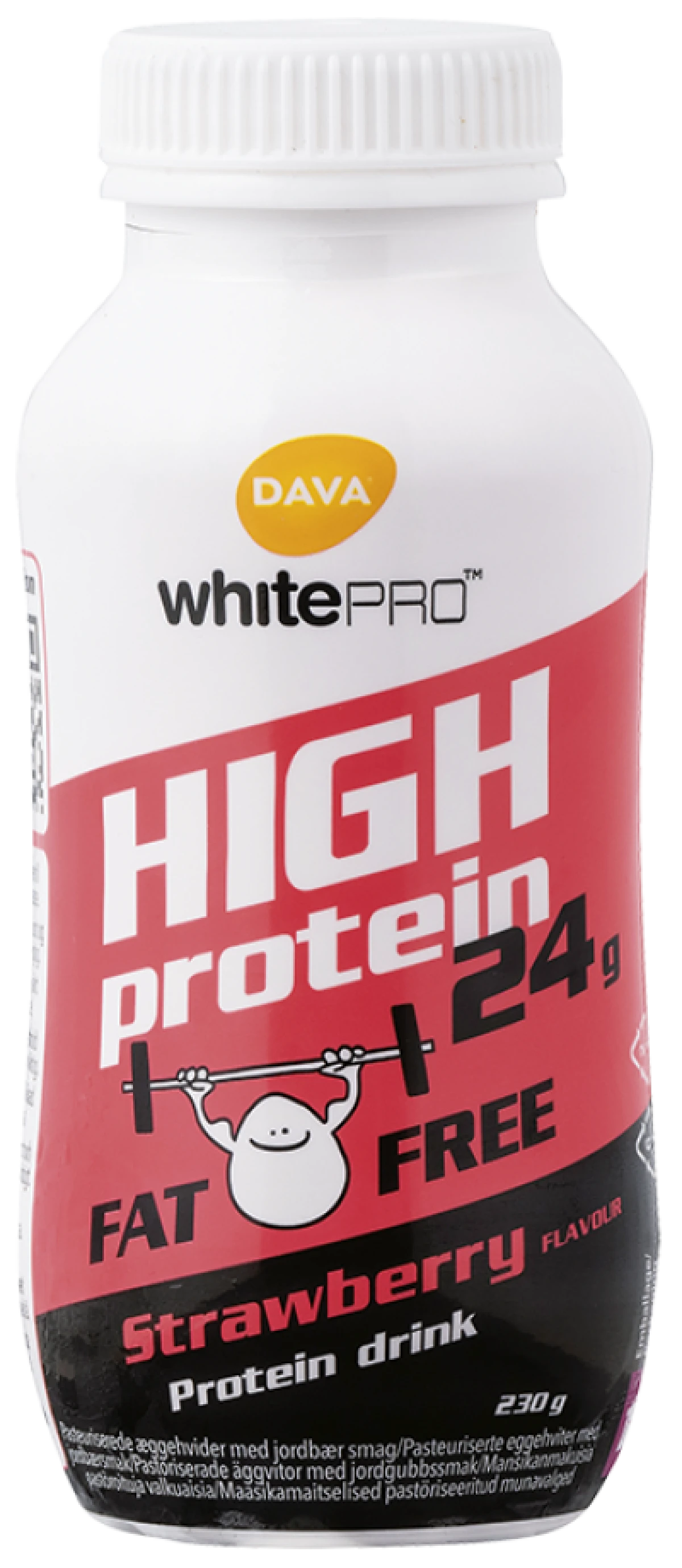 Whitepro, Proteindrik m. jordbærsmag