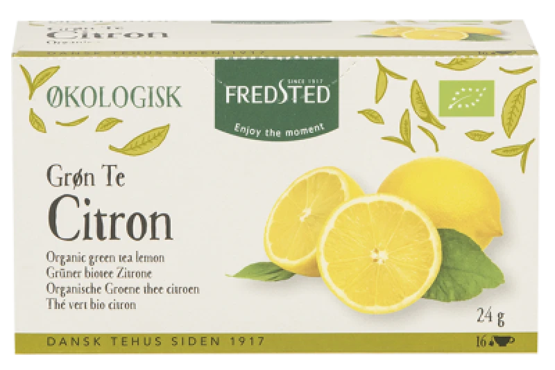 Grøn te med citron