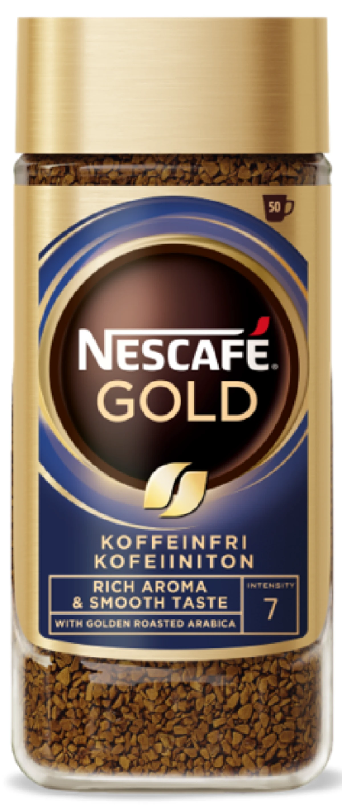 Instantkaffe Gold Koffeinfri, Nescafé