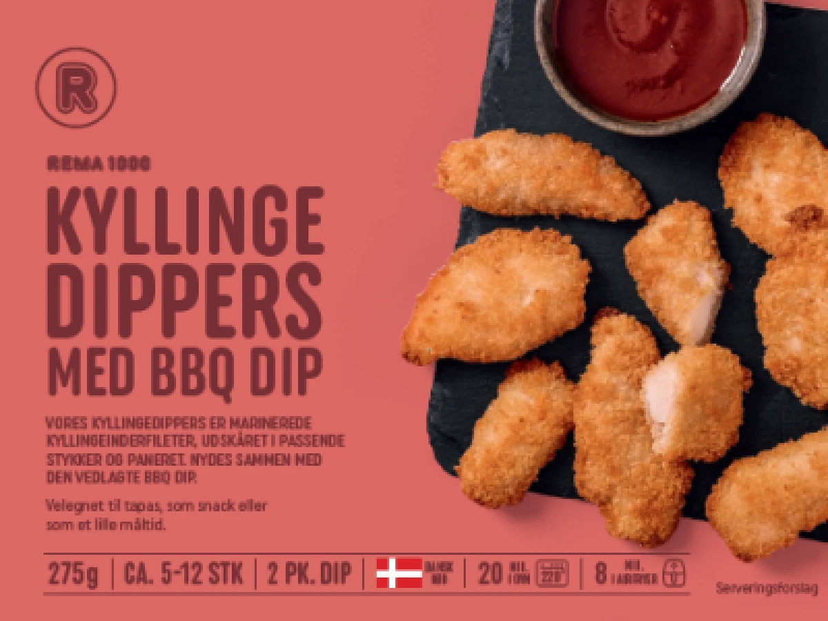 Rema 1000 Kyllingedippers BBQ