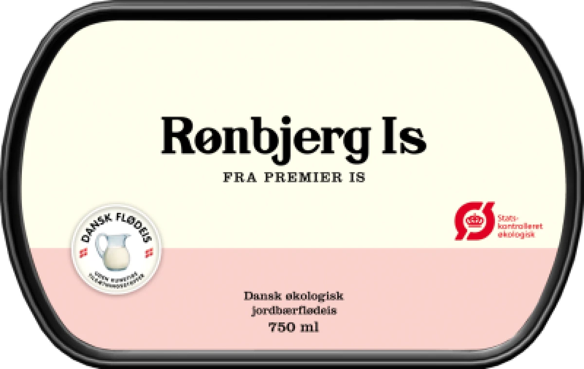 Rønbjerg Flødeis Jordbær