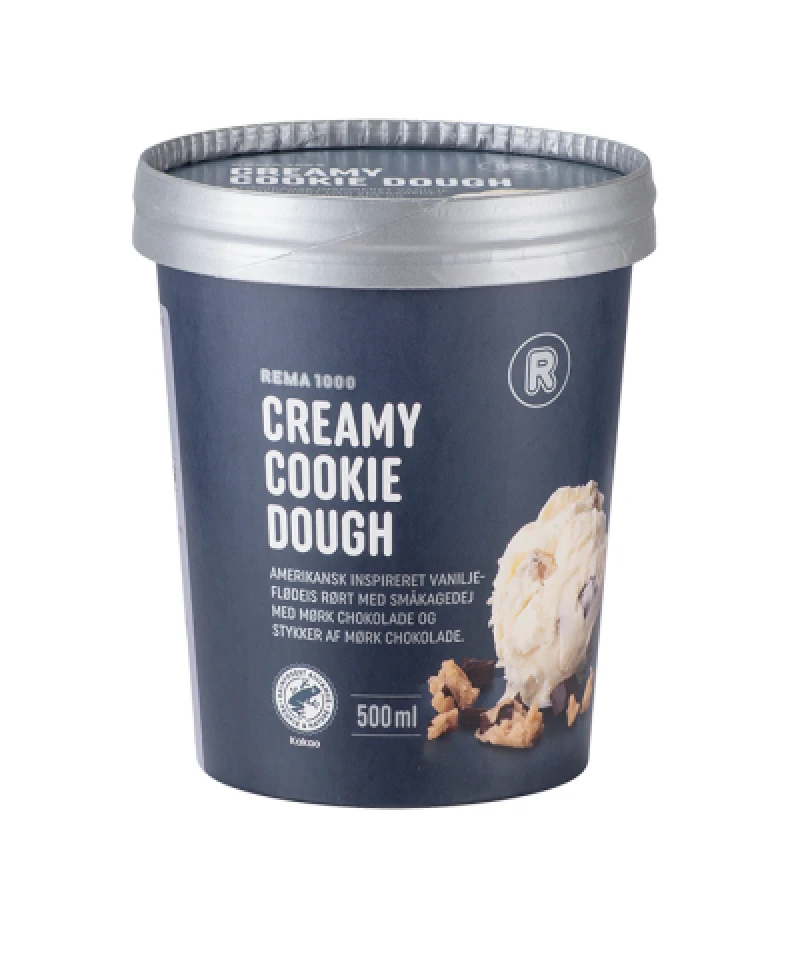 Creamy cookie dough is