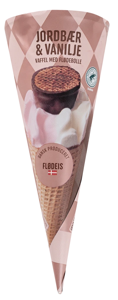 ISVAFFEL M/FLØDEBOLLE