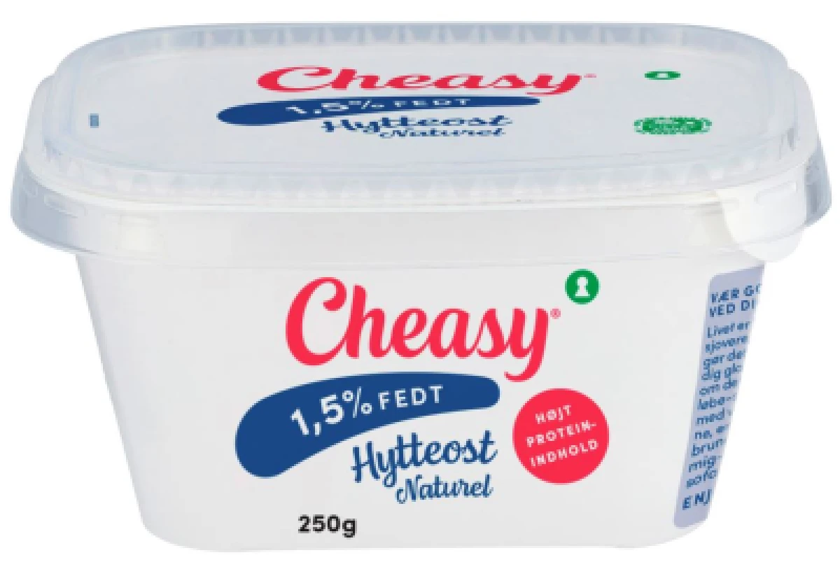 Cheasy Hytteost 1,5 %, 250 Gram
