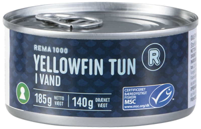 Yellowfin tun i vand