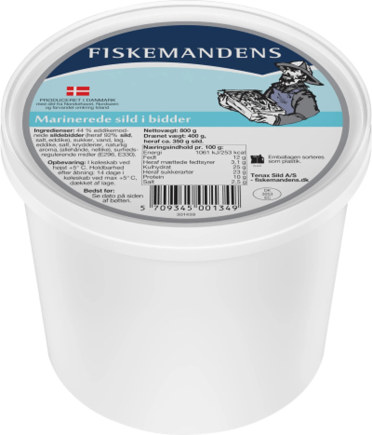 Fiskemandens Marinerede Sild Snitter