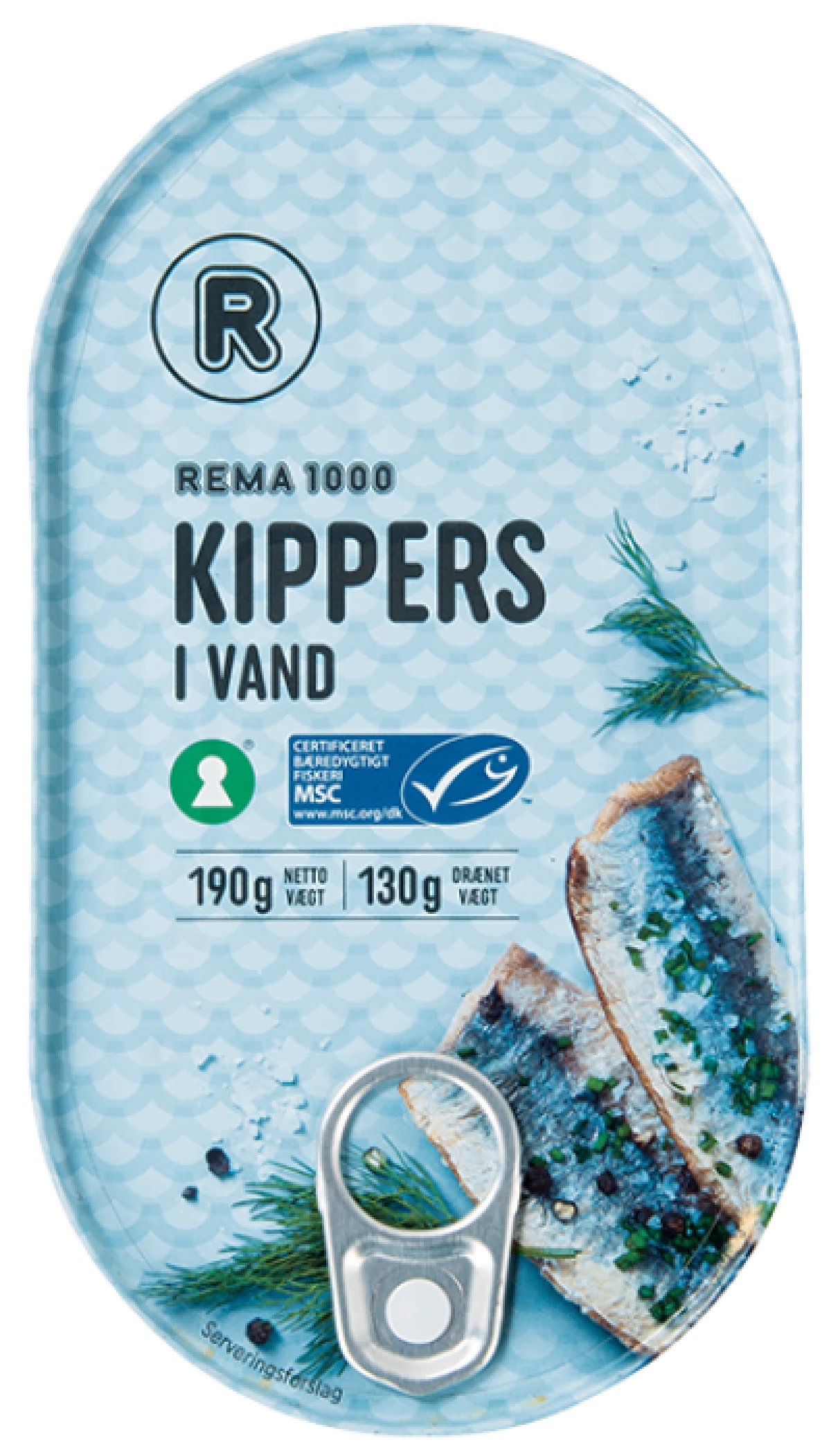 Rema 1000 Kippers i Vand