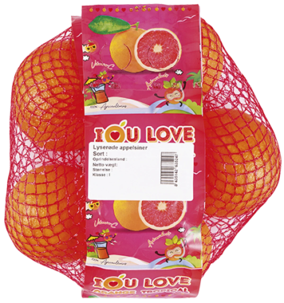 BLODAPPELSINER, 1 KG. / SPANIEN KL. 1