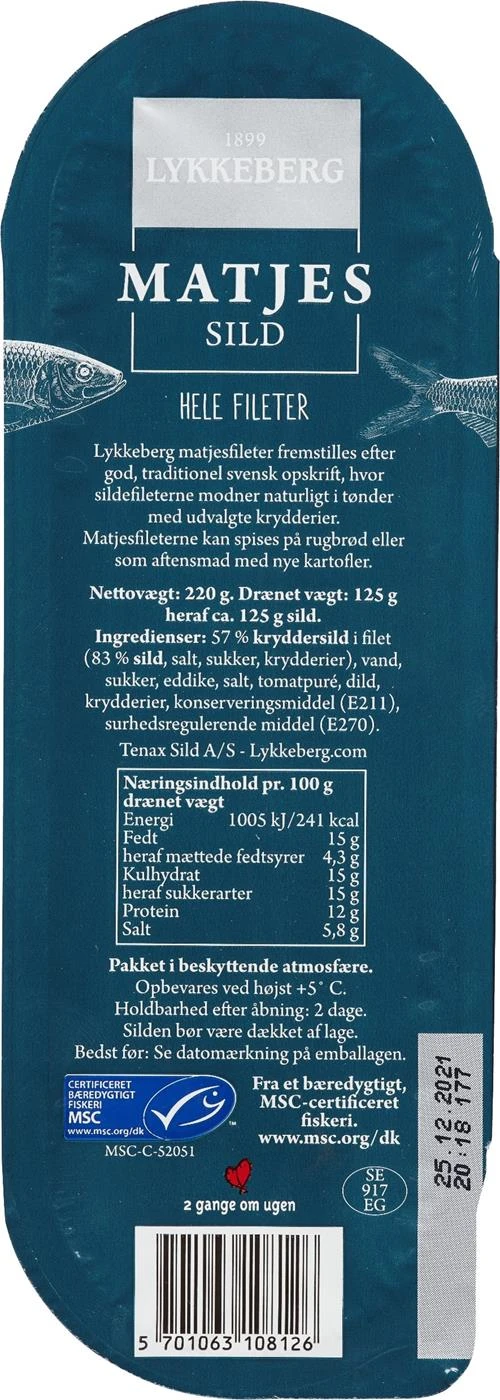 MATJESFILET – produktbillede