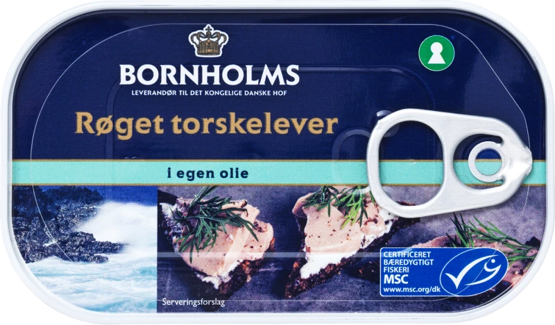 Røget Torskelever