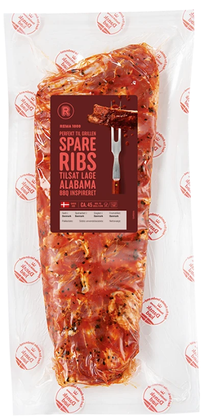 SPARERIBS MED BBQ