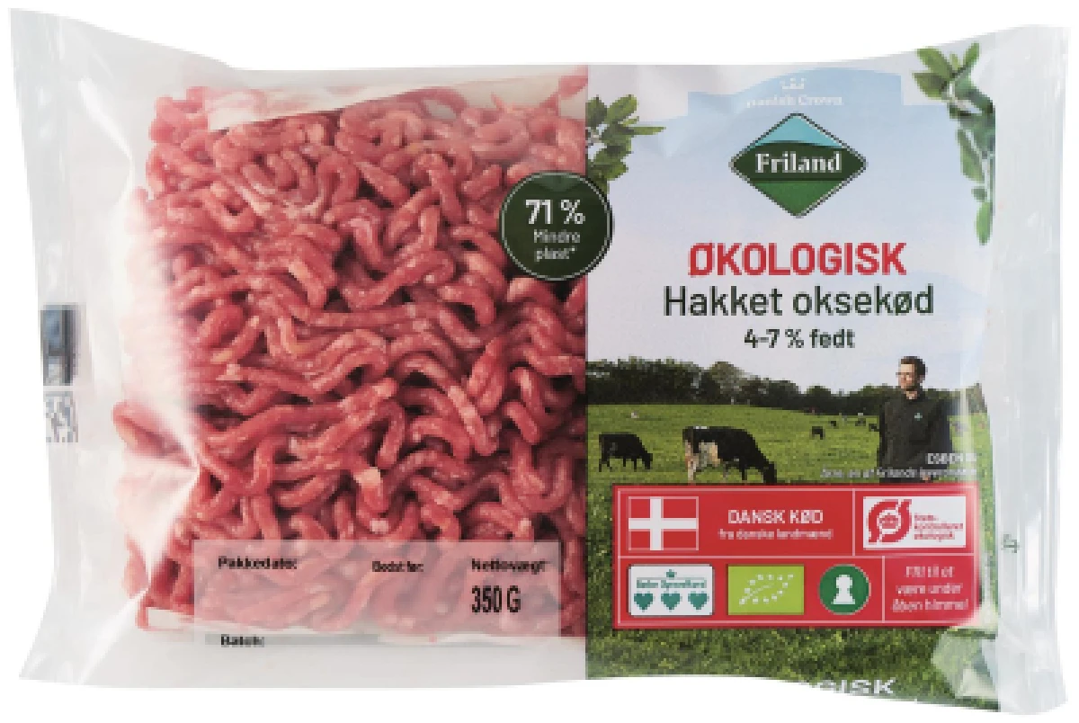 HK Oksekød Friland Økologisk 4-7% 350 g