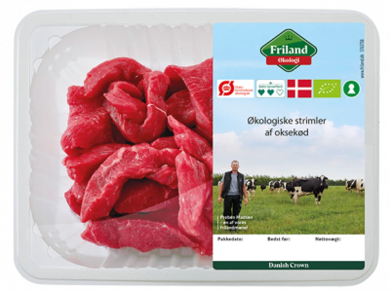 Oksekød i strimler