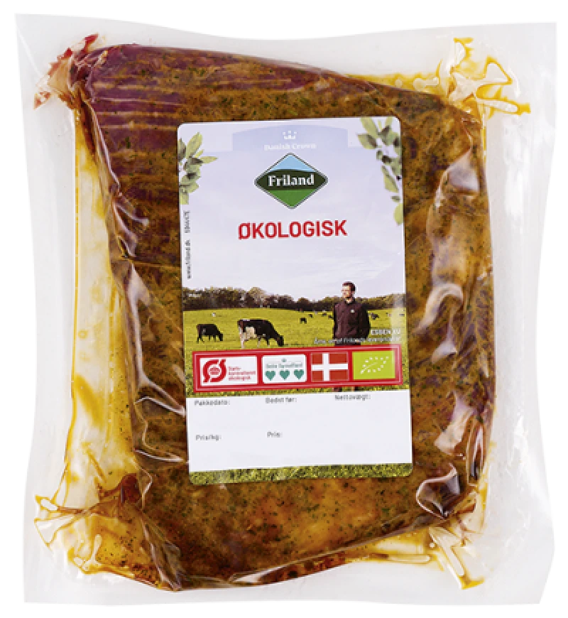 Friland Økologisk Flanksteak med Hvidløg
