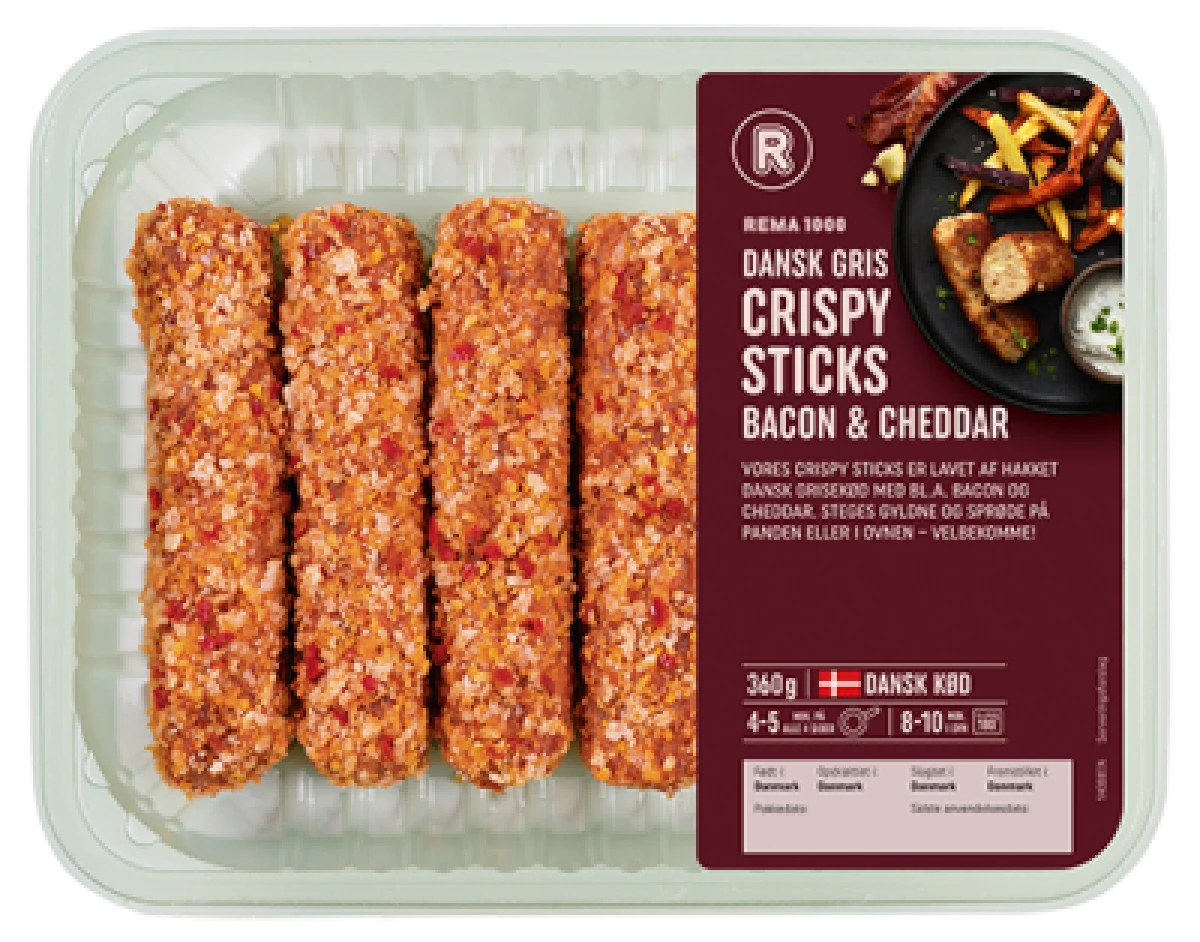 Crispy Stick Bacon & Cheddar 360 g