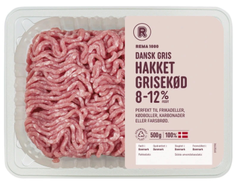 Hk. grisekød 8-12%