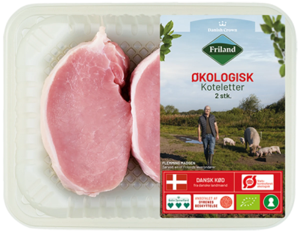 Friland Øko Koteletter 300 g