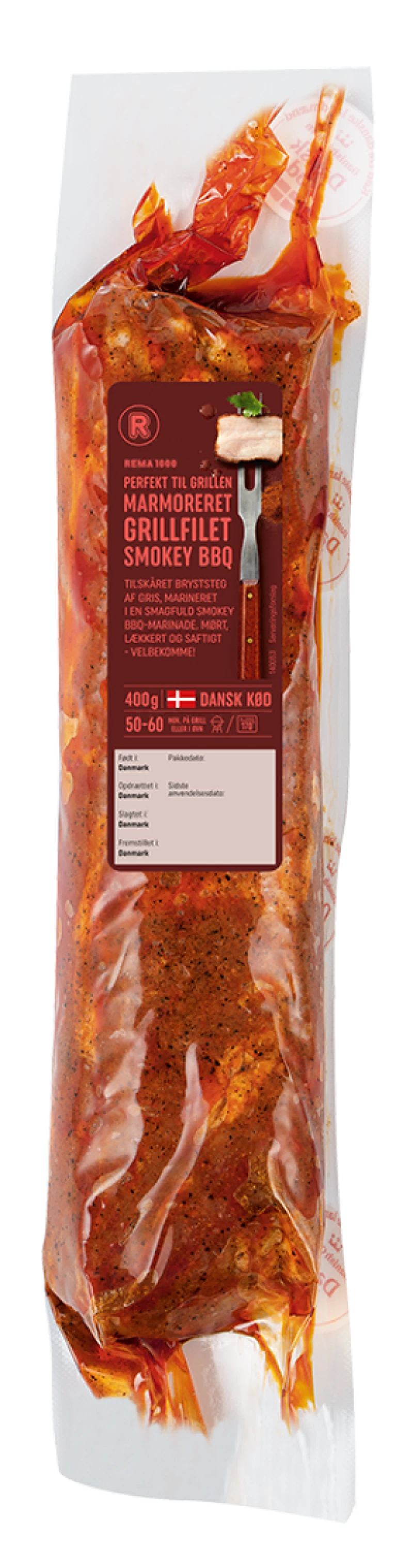 REMA 1000 Marmoreret Grillfilet Smokey BBQ