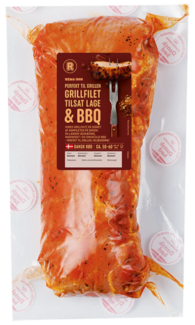 Rema 1000 Grillfilet med BBQ Dansk