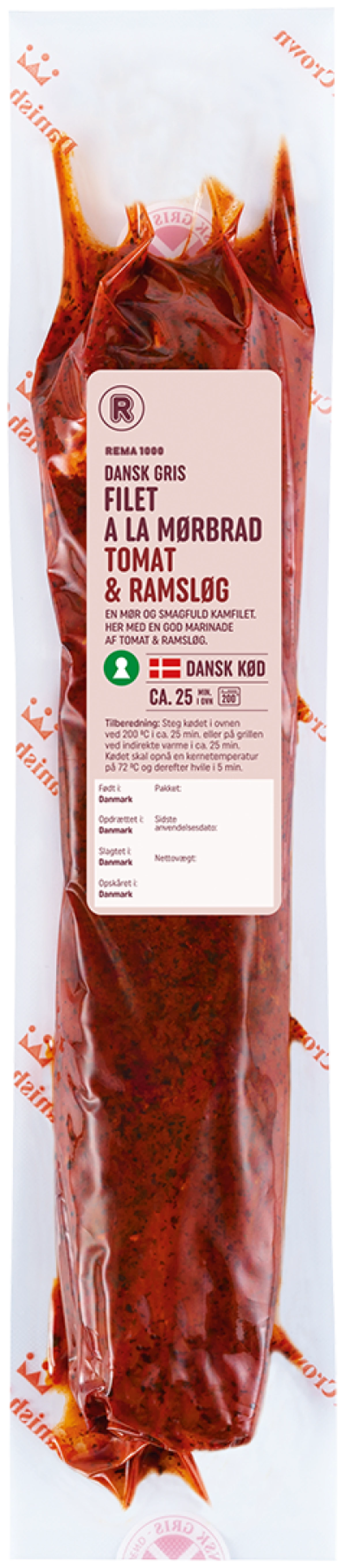 Filet à la Mørbrad Tomat & Ramsløg 400 g