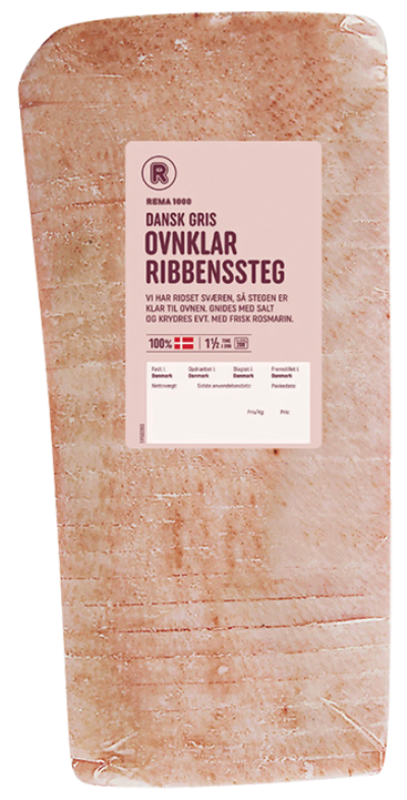 Dansk Ribbenssteg ovnklar