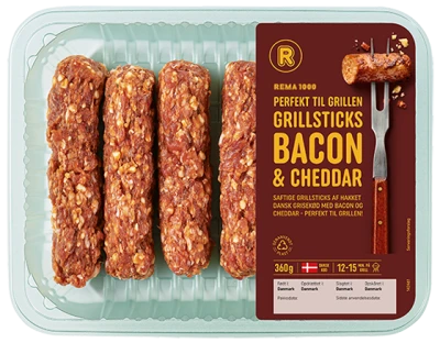GRILLSTICKS MED BACON