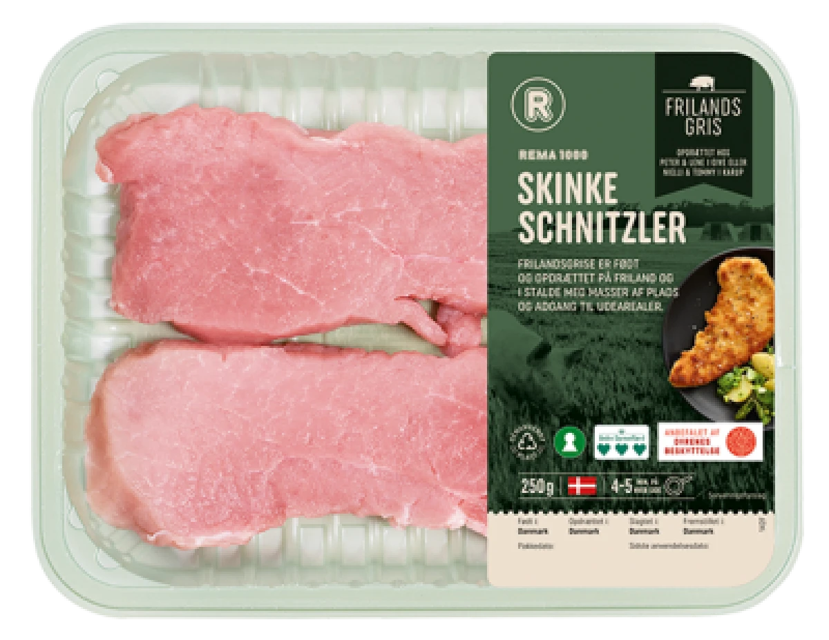 Frilandsgris Skinke-Schnitzler 250 g