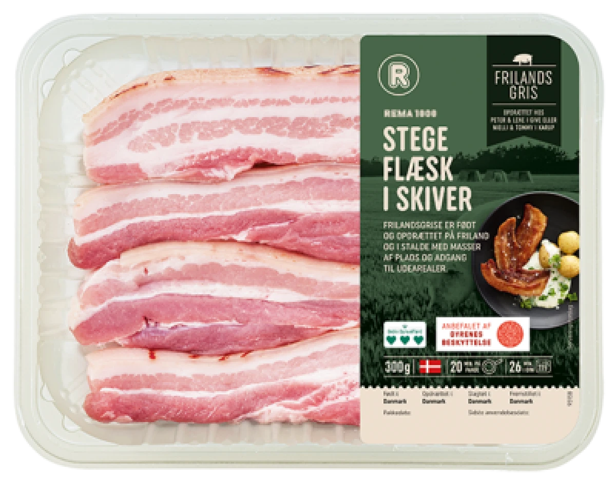 Frilandsgris Stegeflæsk 300 g