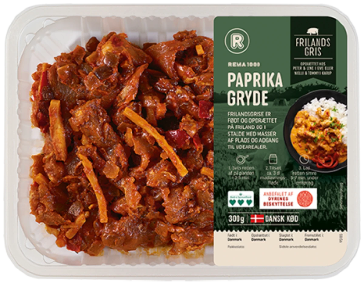 Frilandsgris Paprikagryde 300 g