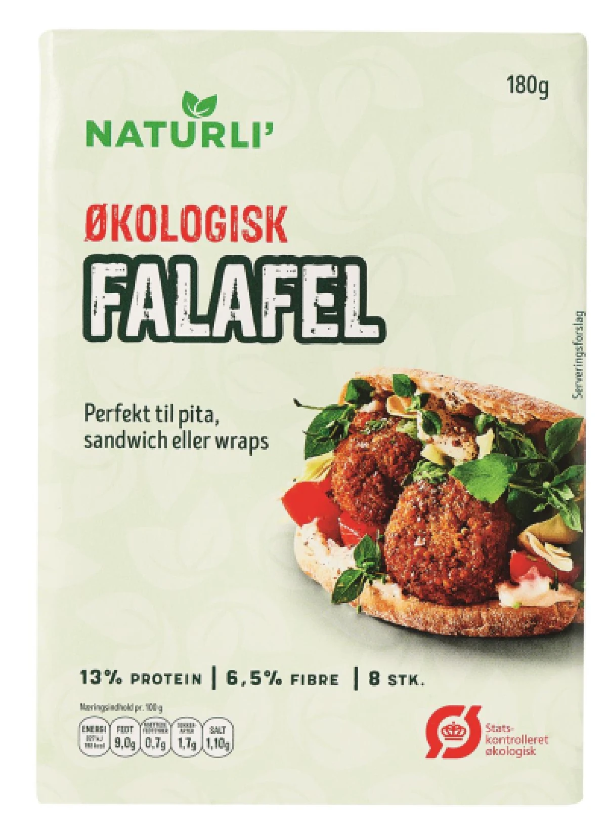 ØKO FALAFEL, 180 GR. / NATURLI'