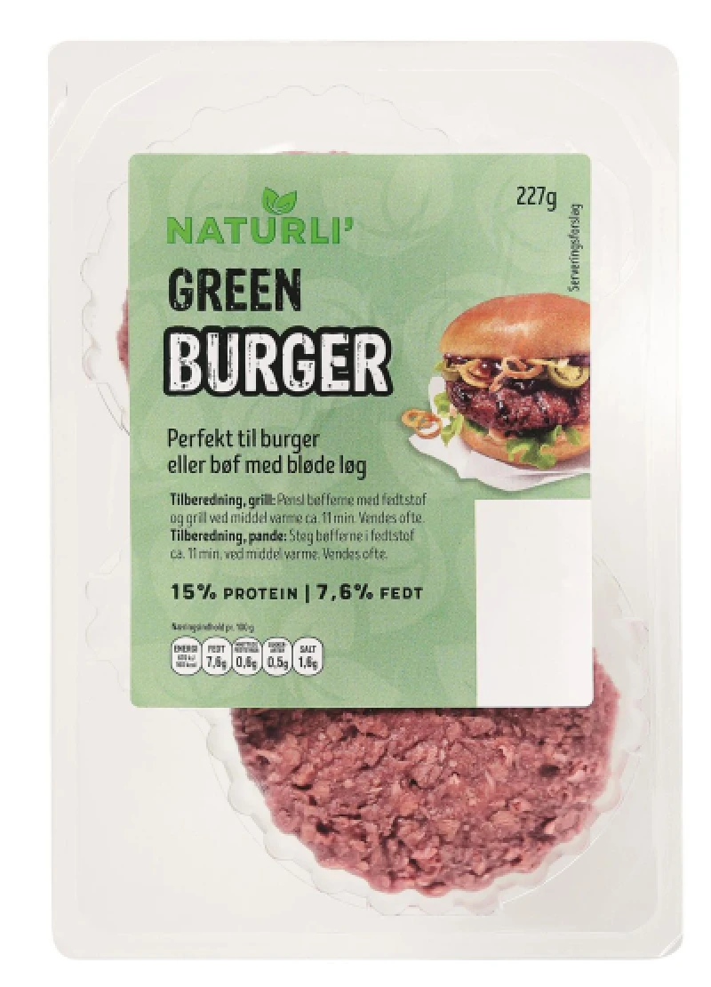 Naturli' Green Burger