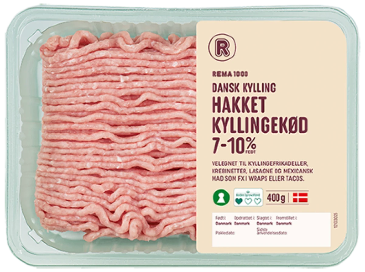 HK. KYLLINGEKØD 7-10%, 400 GR. / REMA 1000