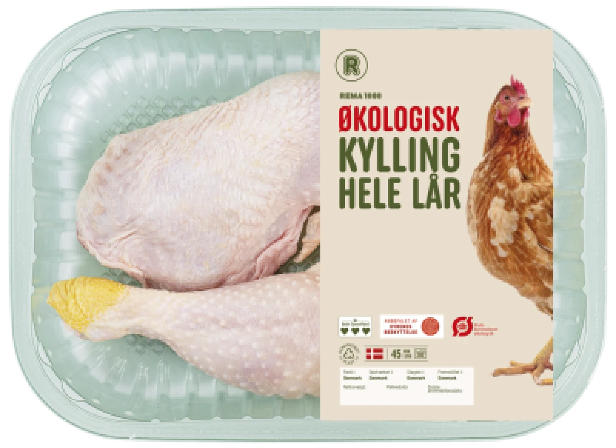 Danske Øko Kyllingelår 440 g