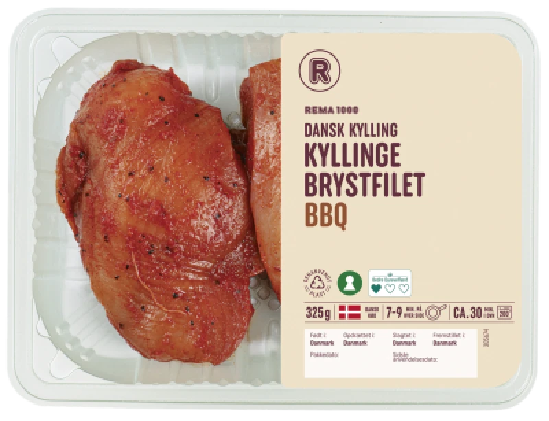 Kyllingebryst m. bbq