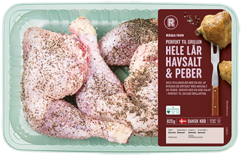 Grill Lår med Havsalt og Peber