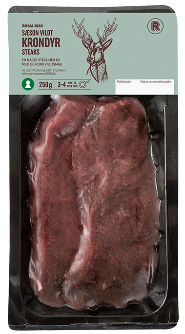 Fersk Krondyrsteaks